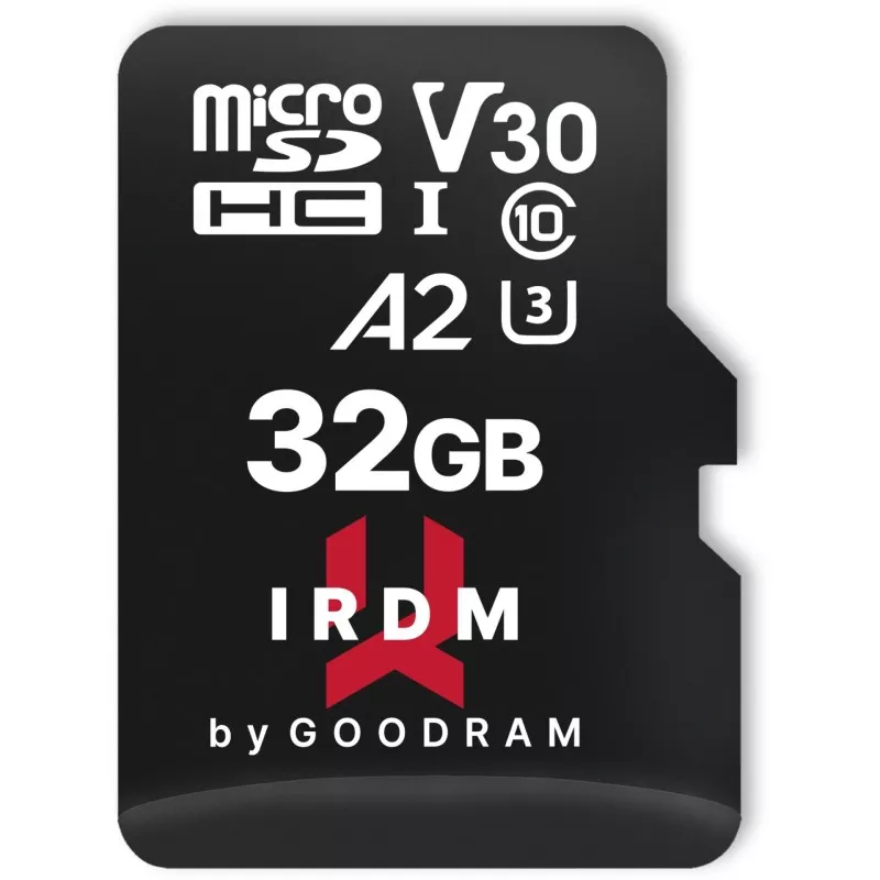 GOODRAM IRDM microSDHC      32GB V30 UHS-I U3 + adapter