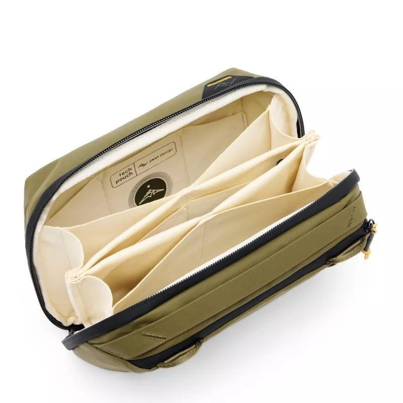 Wkład Travel Line Peak Design Tech Pouch Kelp v2 - oliwkowy