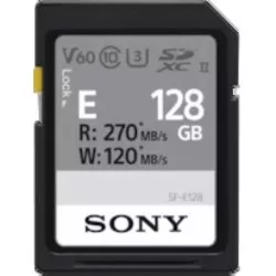 Sony SDXC E series         128GB UHS-II Class 10 U3 V60