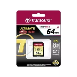 Transcend SDXC              64GB Class 10 UHS-I U3 Ultimate