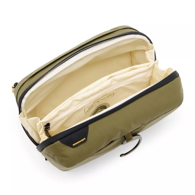 Kosmetyczka Travel Line Peak Design Wash Pouch Kelp - oliwkowa