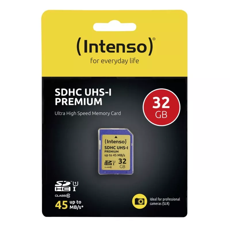 Intenso SDHC Card           32GB Class 10 UHS-I Premium