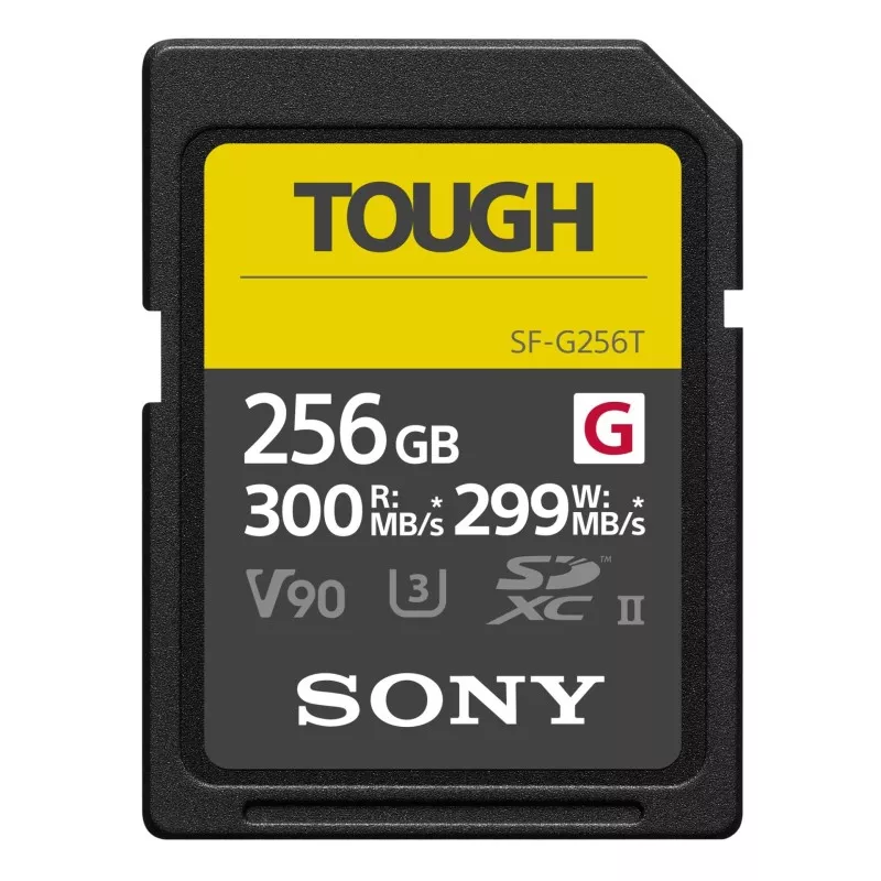 Sony SDXC G Tough series   256GB UHS-II Class 10 U3 V90