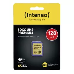 Intenso SDXC Card          128GB Class 10 UHS-I Premium