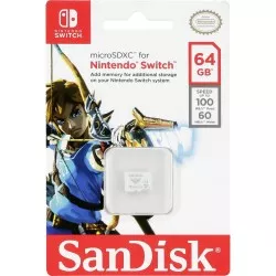 SanDisk MicroSDXC 100MB     64GB Nintendo      SDSQXAT-064G-GNCZN