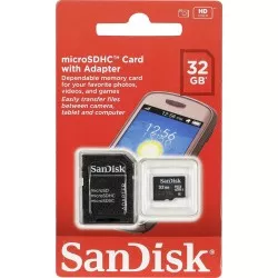 SanDisk MicroSDHC+SD Adapt. 32GB SDSDQM-032G-B35A