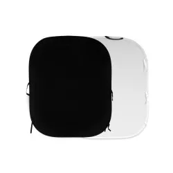 Tło Plain 1.8x2.1m Czarne/Białe