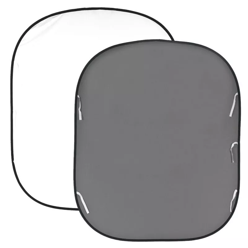 Tło Plain 1.8x2.15m Szare/Białe