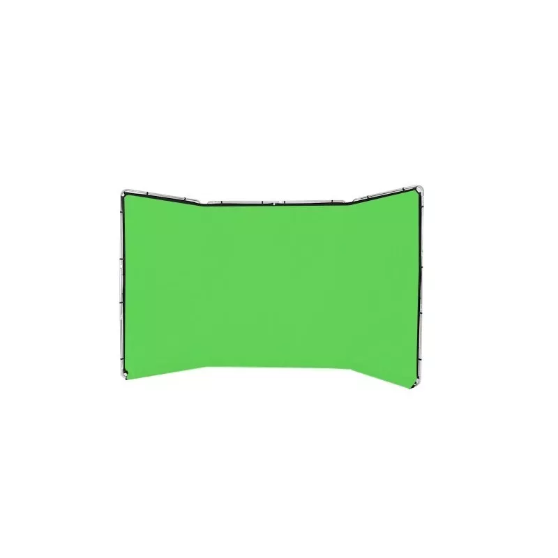 Tło Panoramic 4m z ramą Chromakey Green