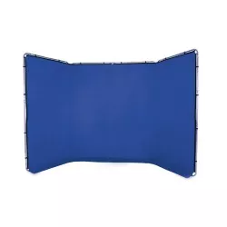 Tło Panoramic 4m z ramą Chromakey Blue