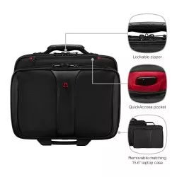 Wenger Patriot II Trolley na laptop 15,4 / 17  czarny