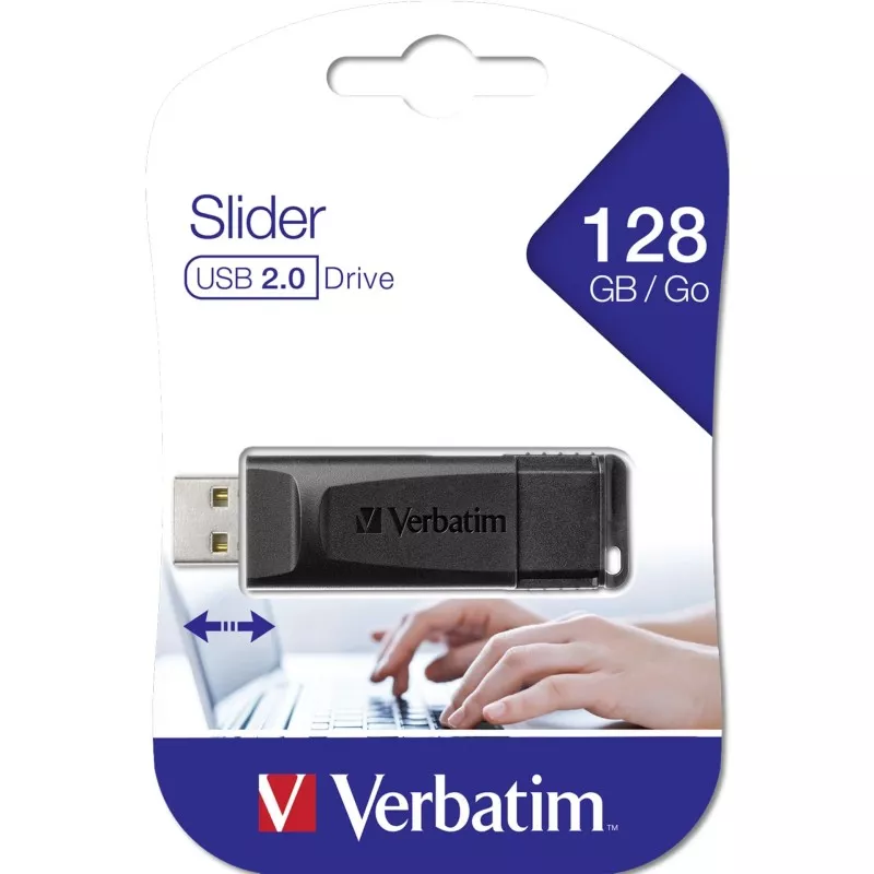 Verbatim Store n Go Slider 128GB USB 2.0                    49328