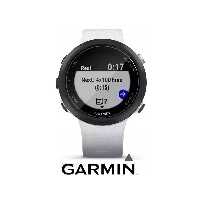 Garmin Swim 2 GPS-swimm watch bialy/srebrny