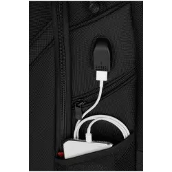 Wenger Ibex Ballistic Deluxe plecak na notebook 16  czarny