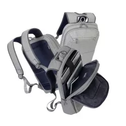 Rivacase 7760 ECO grey Laptop backpack 15.6