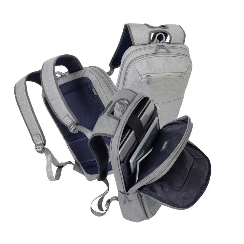 Rivacase 7760 ECO grey Laptop backpack 15.6