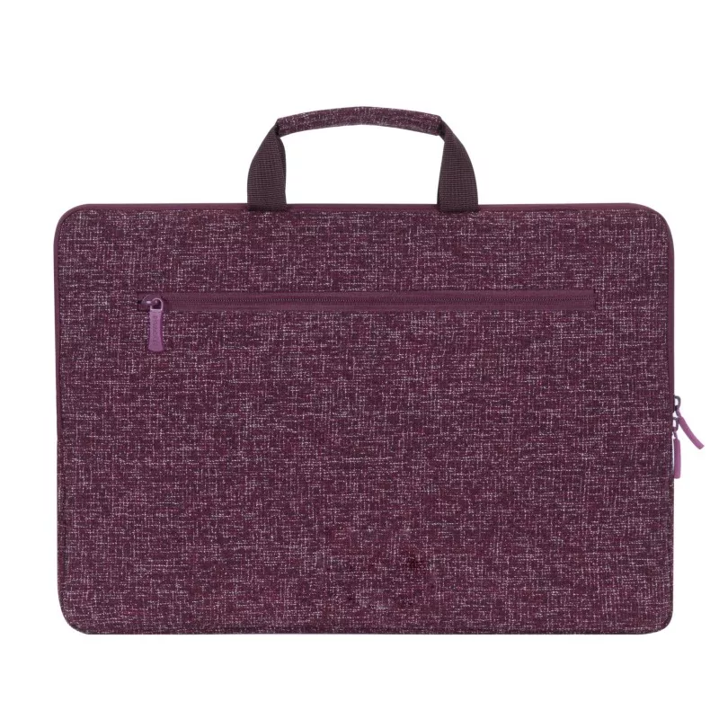 Rivacase 7913 Laptop Sleeve 13.3  with handles burgundy red