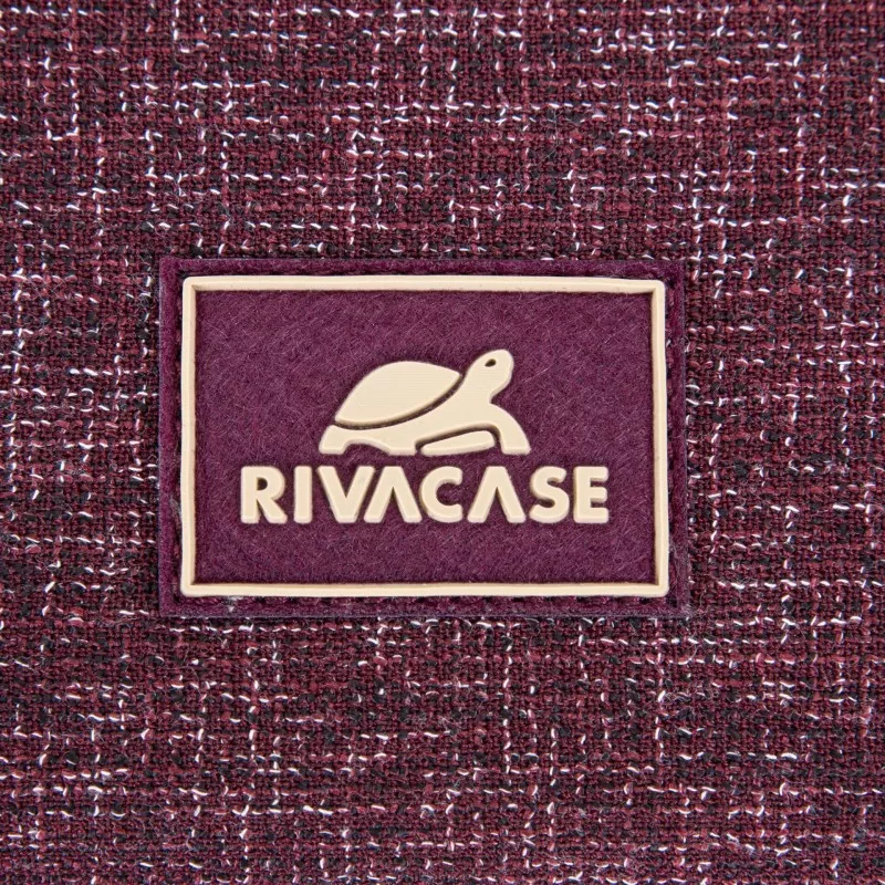 Rivacase 7913 Laptop Sleeve 13.3  with handles burgundy red