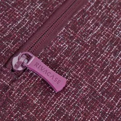 Rivacase 7913 Laptop Sleeve 13.3  with handles burgundy red
