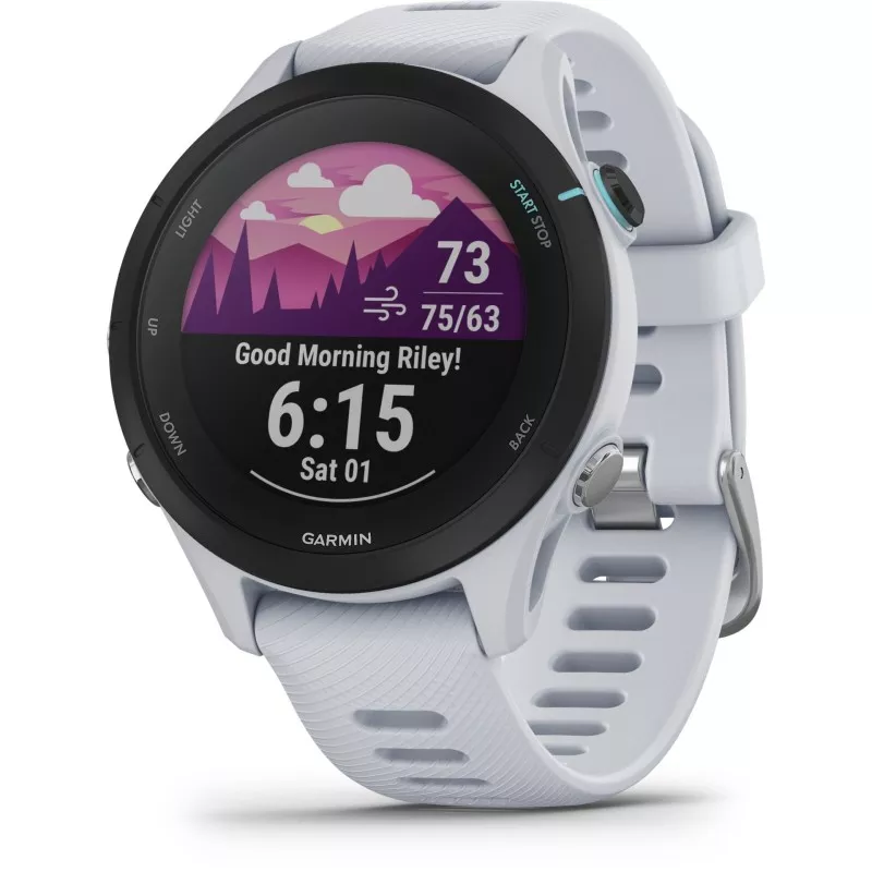 Garmin Forerunner 255S Music bialy/czarny