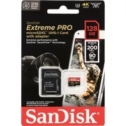 SanDisk microSDXC          128GB Extreme Pro A2 C10 V30 UHS-I U3