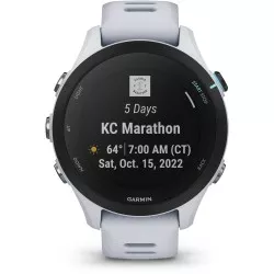 Garmin Forerunner 255S Music bialy/czarny