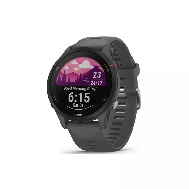 Garmin Forerunner 255 ciemnoszary/czarny