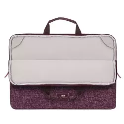 Rivacase 7913 Laptop Sleeve 13.3  with handles burgundy red