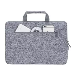 Rivacase 7913 Laptop Sleeve 13.3  with Handles light grey