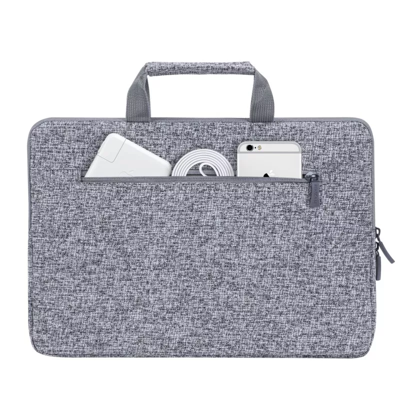 Rivacase 7913 Laptop Sleeve 13.3  with Handles light grey