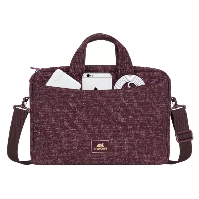 Rivacase 7921 Laptop Bag 14  burgundy red
