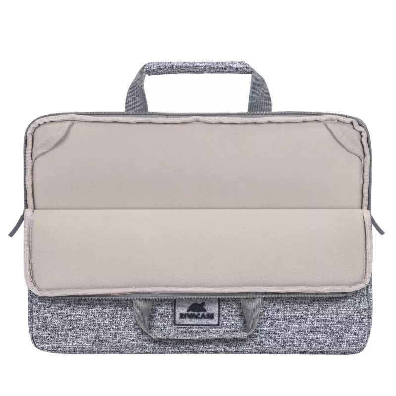 Rivacase 7913 Laptop Sleeve 13.3  with Handles light grey