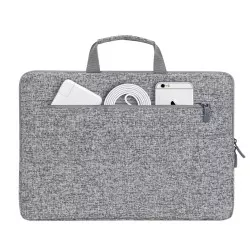Rivacase 7915 Laptop Sleeve 15,6  with handles light grey