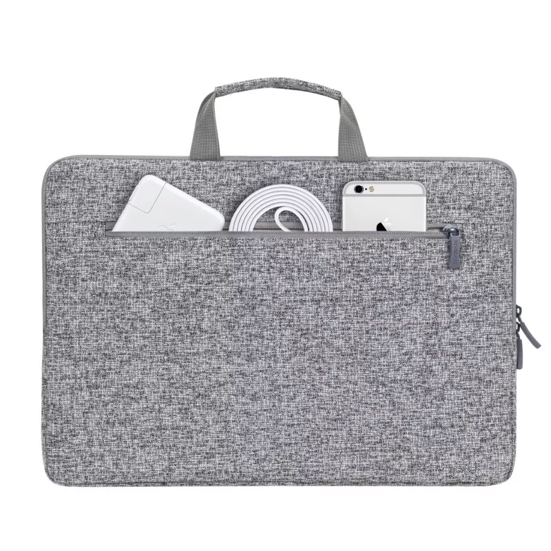 Rivacase 7915 Laptop Sleeve 15,6  with handles light grey