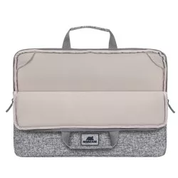 Rivacase 7915 Laptop Sleeve 15,6  with handles light grey