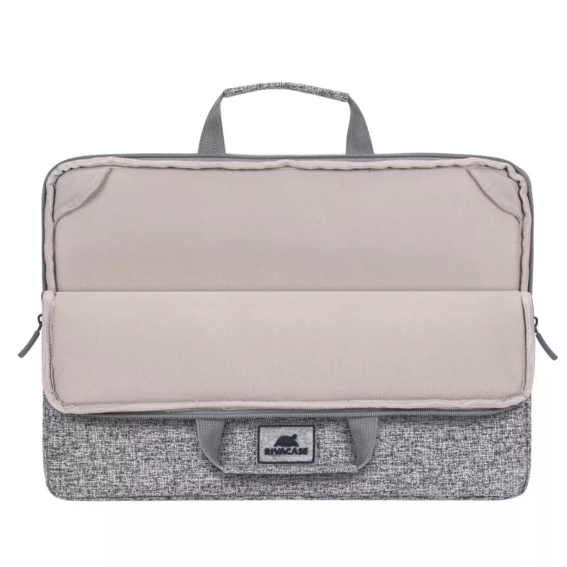 Rivacase 7915 Laptop Sleeve 15,6  with handles light grey