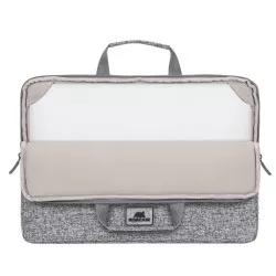 Rivacase 7915 Laptop Sleeve 15,6  with handles light grey