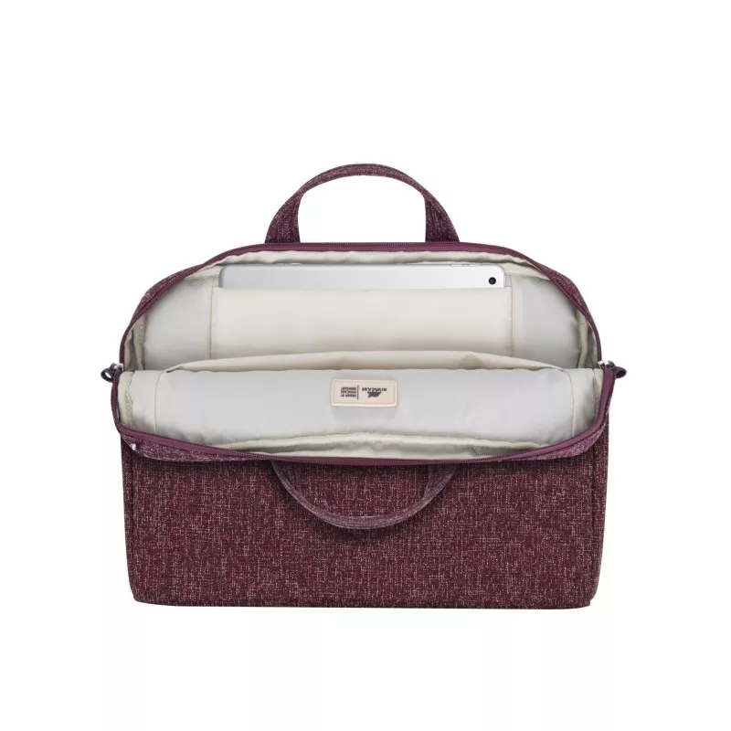 Rivacase 7921 Laptop Bag 14  burgundy red