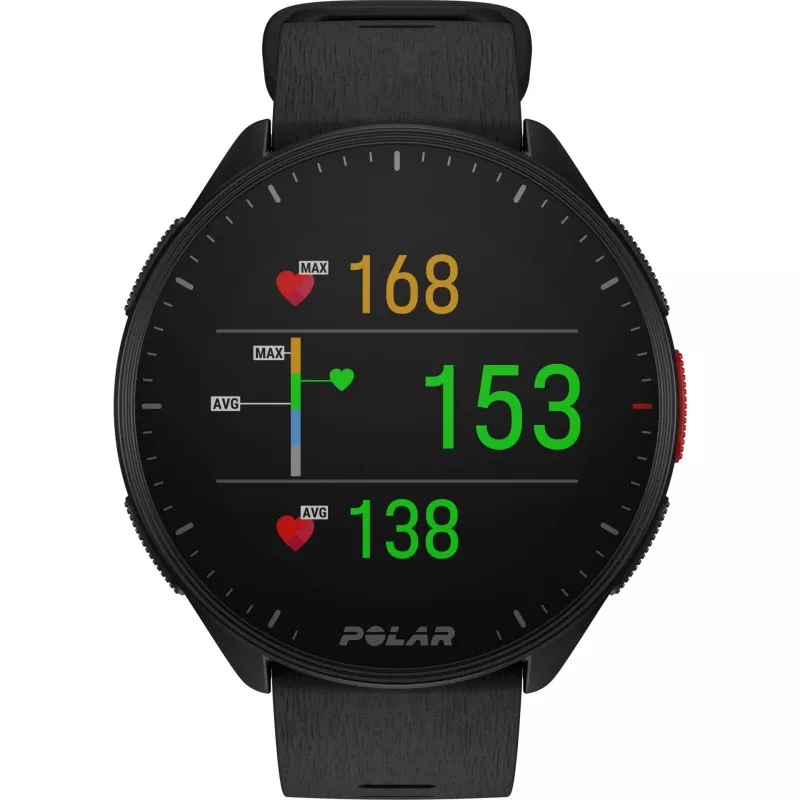 Polar Pacer Night Black S/L