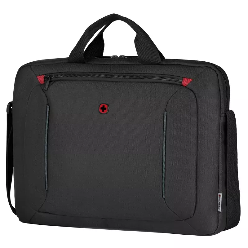 Wenger BQ 16  Laptop Slimcase Toploader torba na laptop czarny