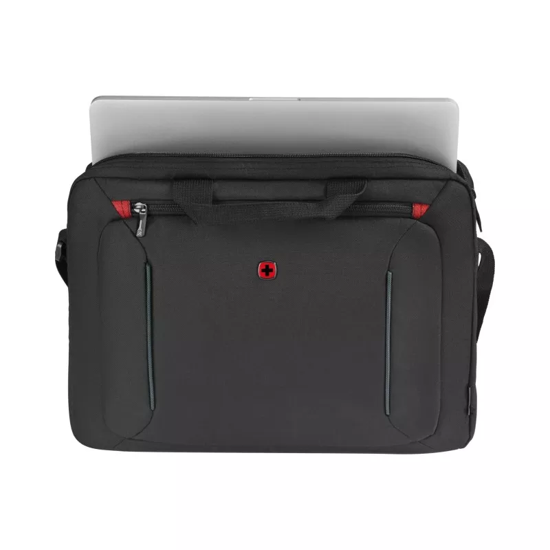 Wenger BQ 16  Laptop Slimcase Toploader torba na laptop czarny