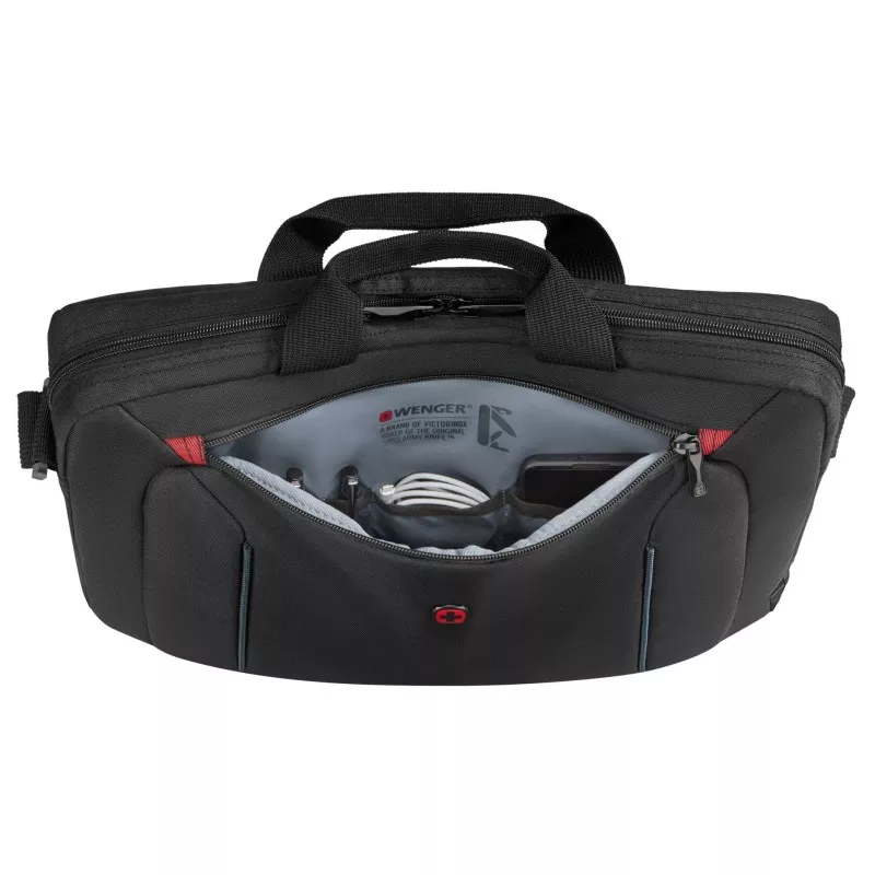 Wenger BQ 16  Laptop Slimcase Toploader torba na laptop czarny