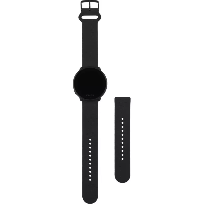 Polar Unite Black S-L Silicone Wristband with Pin Buckle