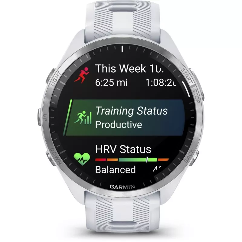 Garmin Forerunner 965 Whitestone/Powder Gray