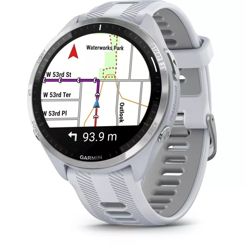 Garmin Forerunner 965 Whitestone/Powder Gray