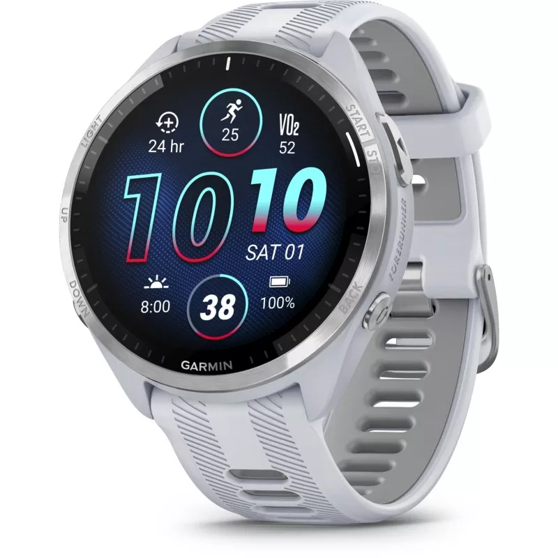 Garmin Forerunner 965 Whitestone/Powder Gray