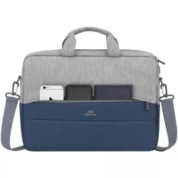 Rivacase 7532 Laptop Bag 15.6  grey/dark blue