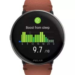 Polar Ignite 3 Titanium Leather- and Silicone Band