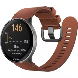 Polar Ignite 3 Titanium Leather- and Silicone Band