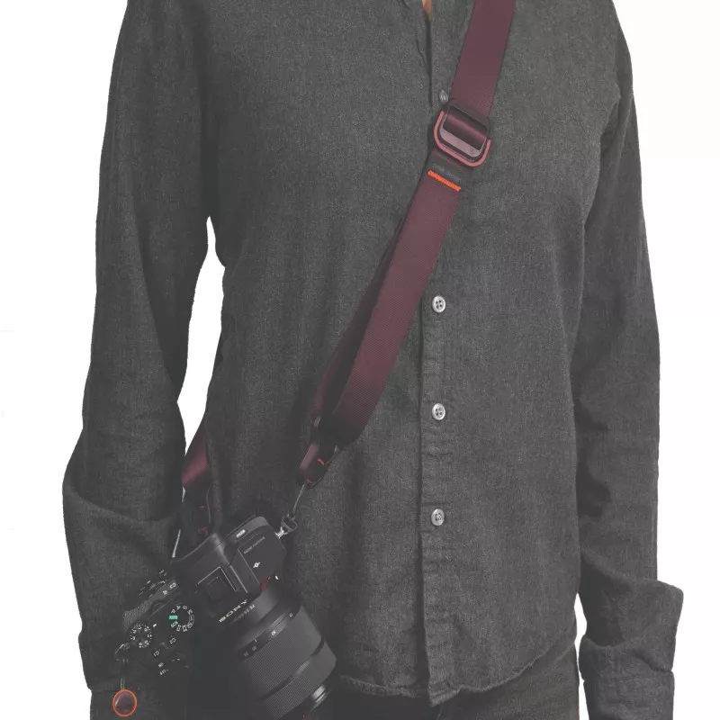 Pasek na szyję lub ramię SLIDE LITE Eclipse v3 - fioletowy